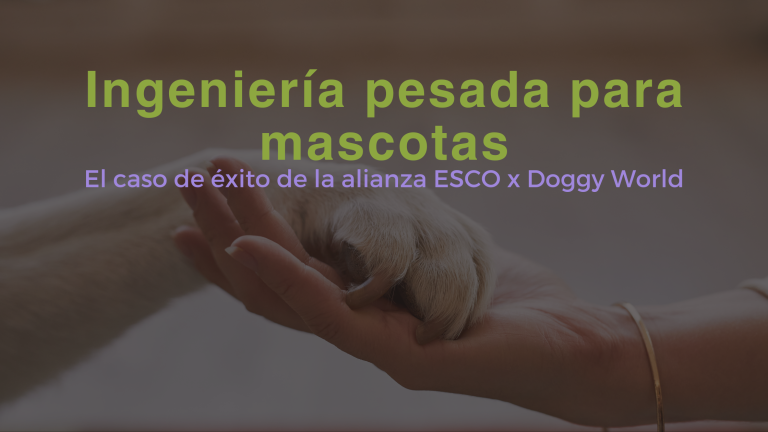 Ingeniería pesada para mascotas: El caso de éxito de la alianza ESCO x Doggy World